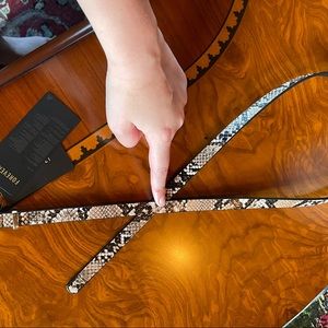 Forever 21 Snakeskin Belt